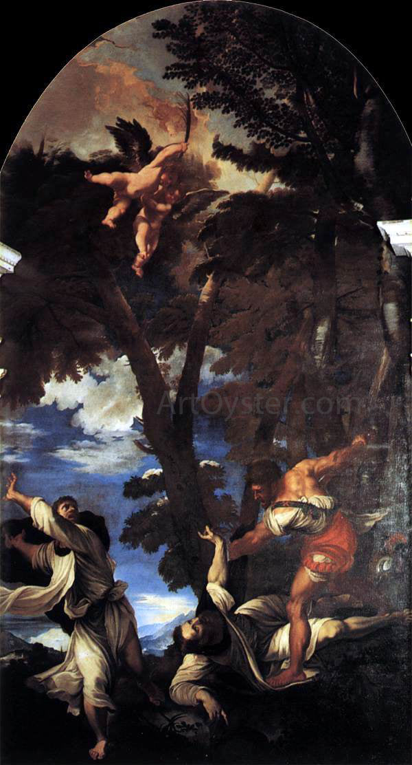 Titian The Death of St Peter Martyr - Canvas Print