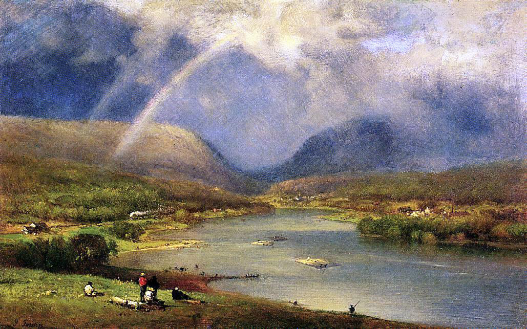 George Inness The Delaware Water Gap - Canvas Print