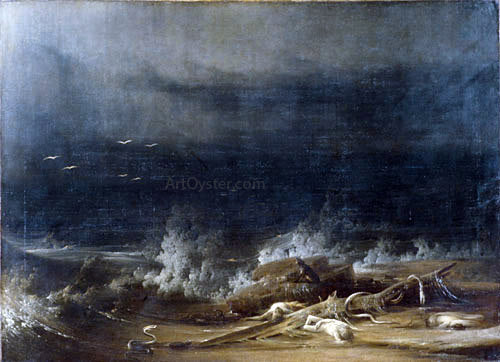 Joshua Shaw The Deluge Towards Its Close - Canvas Print