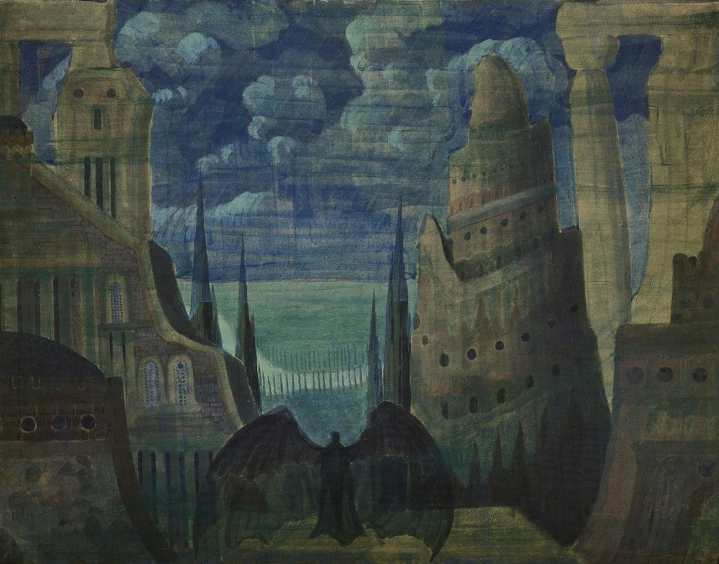 Mikalojus Ciurlionis The Demon - Canvas Print