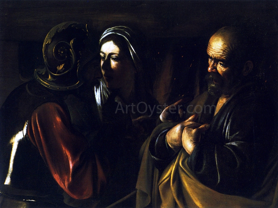 Caravaggio The Denial of St. Peter - Canvas Print