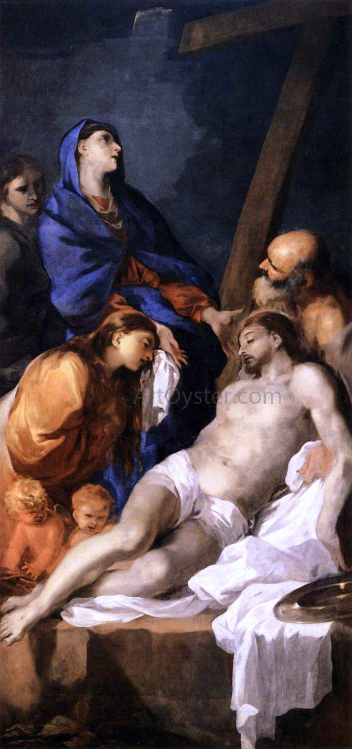 Sebastien Bourdon The Deposition - Canvas Print