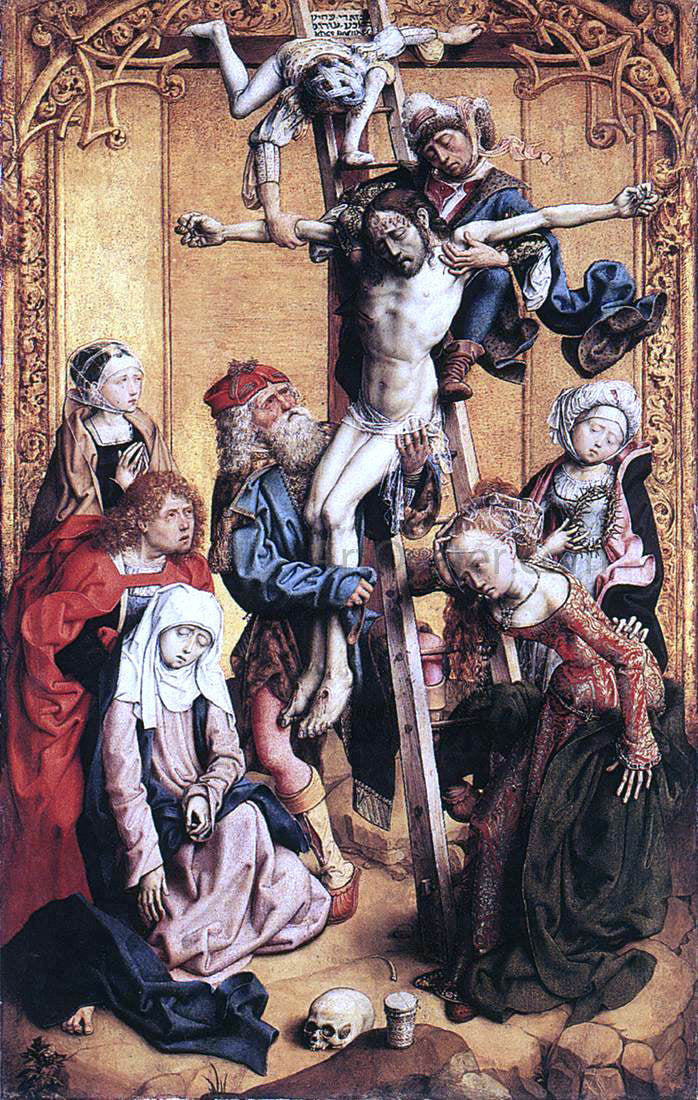 Master Bartholomew Altar The Deposition - Canvas Print