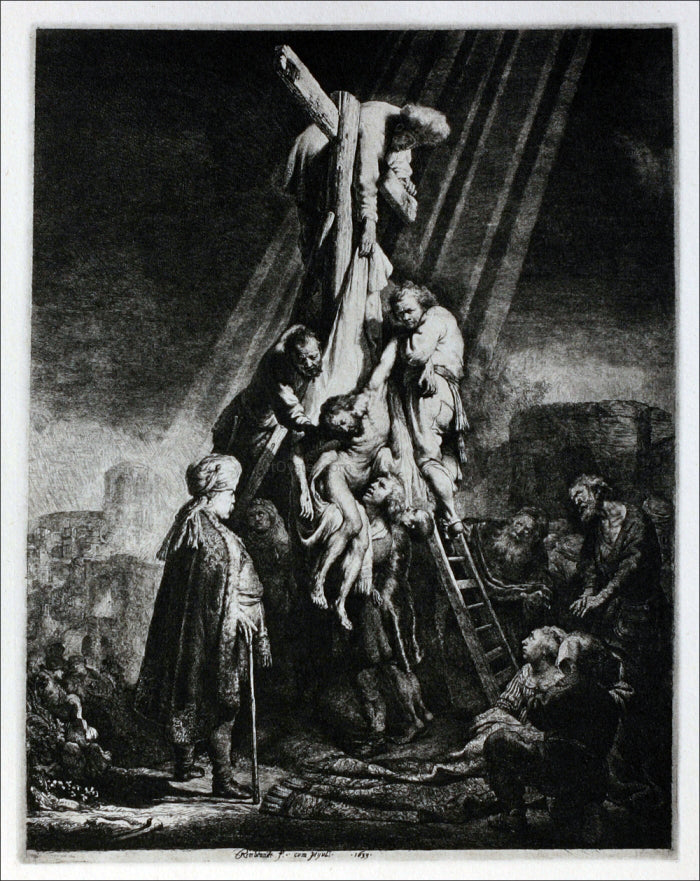 Rembrandt Van Rijn The Descent from the Cross - Canvas Print