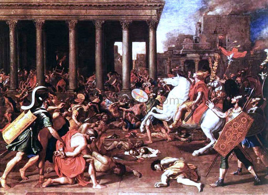 Nicolas Poussin The destruction of the Temple at Jerusalem - Canvas Print