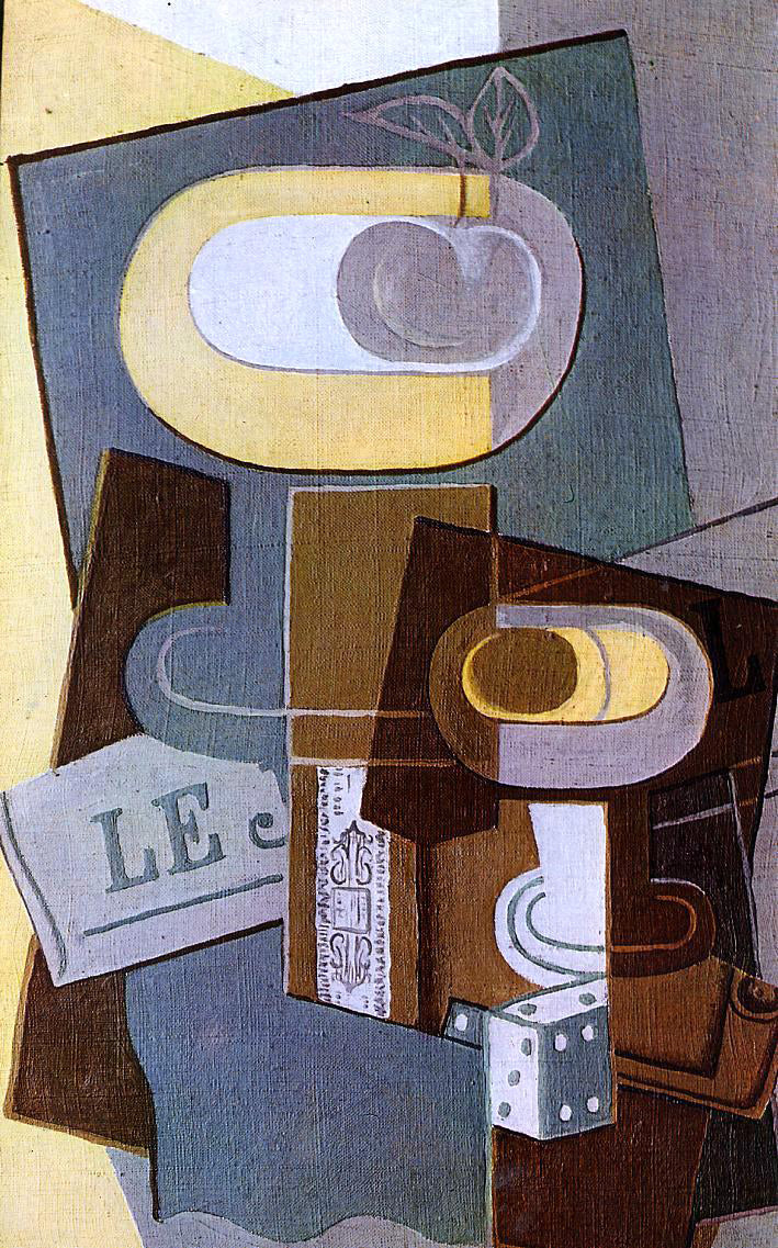 Juan Gris The Dice - Canvas Print