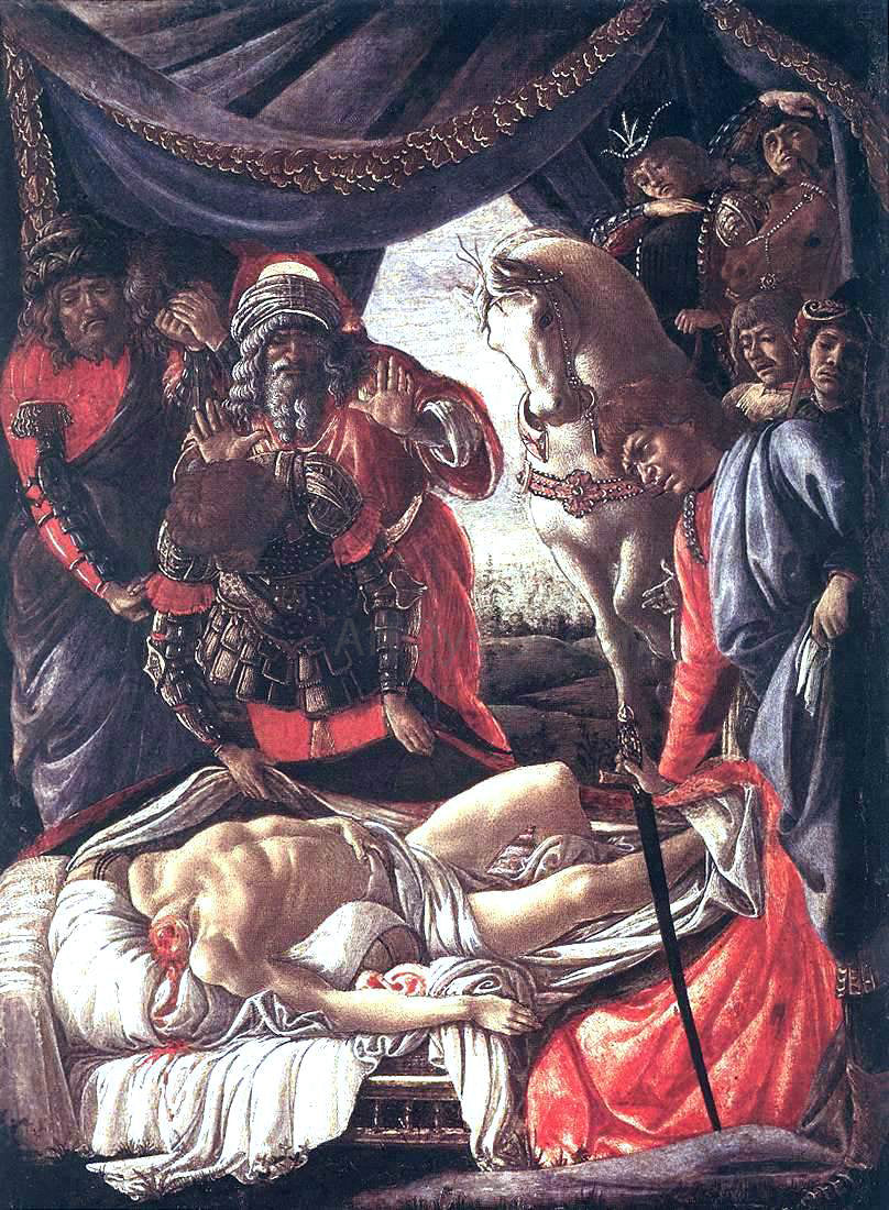 Sandro Botticelli The Discovery of the Murder of Holofernes - Canvas Print