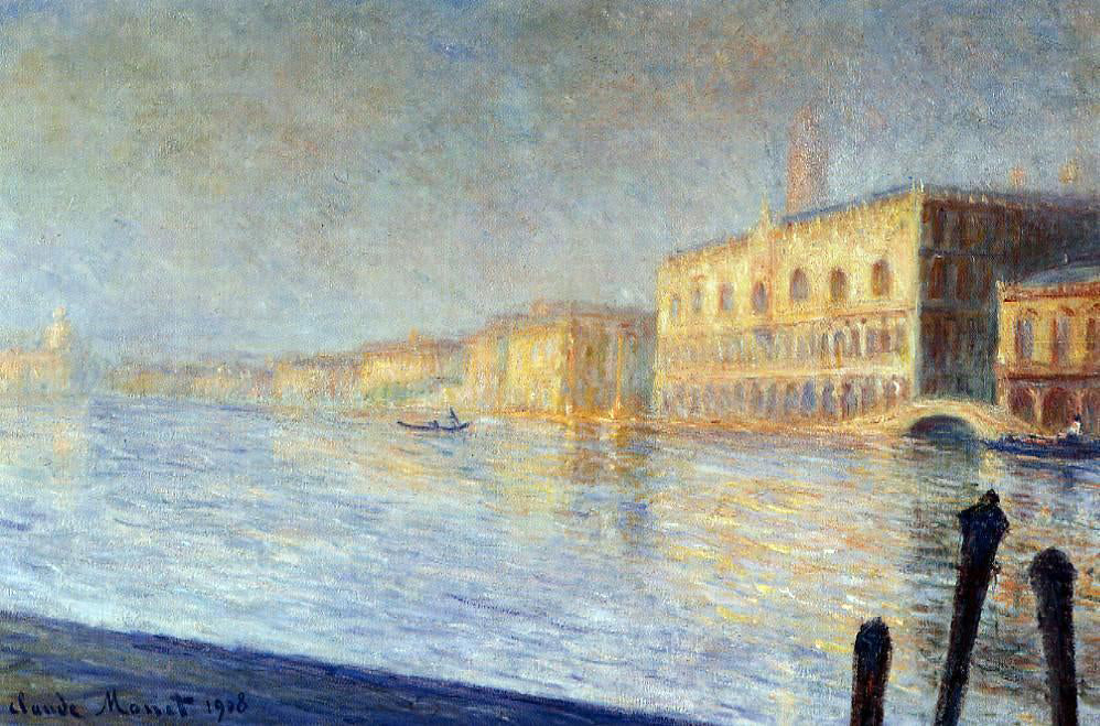 Claude Oscar Monet The Doges' Palace - Canvas Print