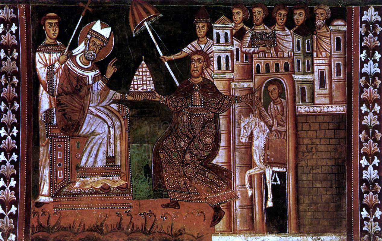 Unknown (4) Masters The Donation of Constantine - Canvas Print
