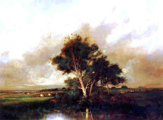 Jules Dupre The Drama of Light - Canvas Print