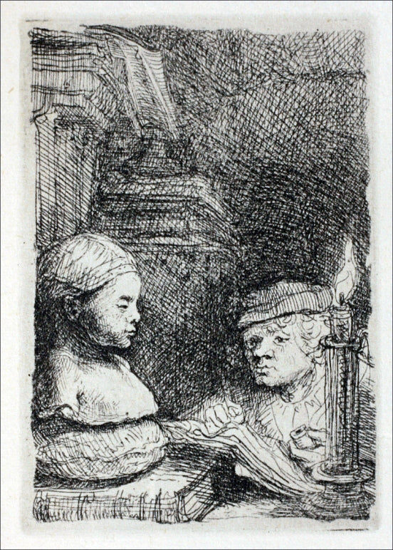 Rembrandt Van Rijn The Draughtsman - Canvas Print