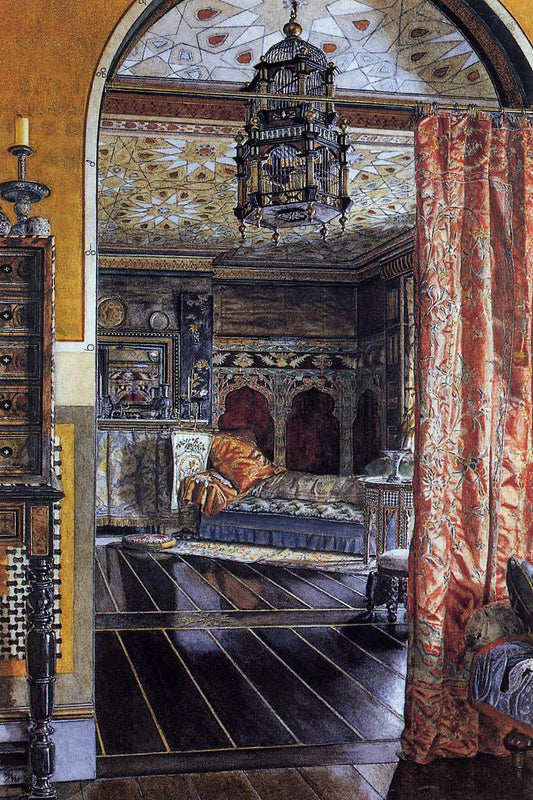Sir Lawrence Alma-Tadema The Drawing Room at Townshend House - Canvas Print