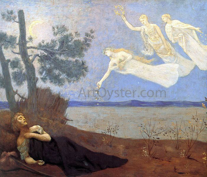 Pierre Puvis De Chavannes The Dream - Canvas Print