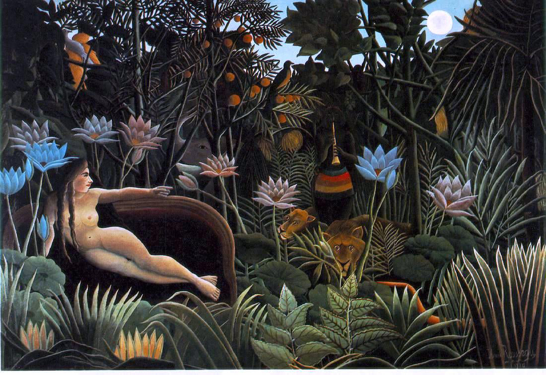 Henri Rousseau The Dream - Canvas Print