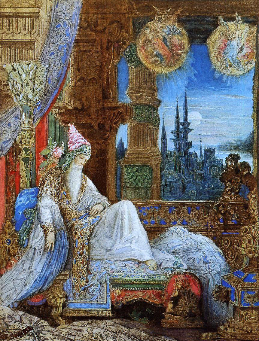 Gustave Moreau The Dream Haunting the Mogul - Canvas Print