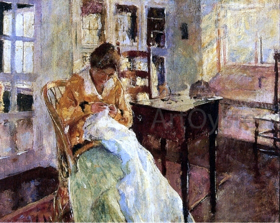 Charles Webster Hawthorne The Dress Maker - Canvas Print