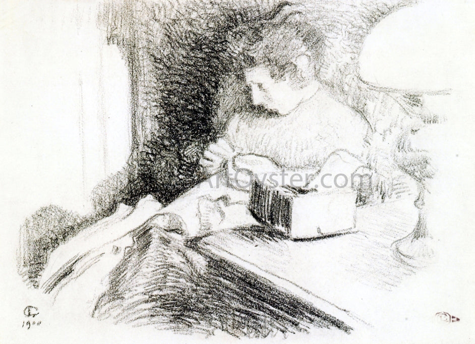 Georges Lemmen The Dressmaker - Canvas Print