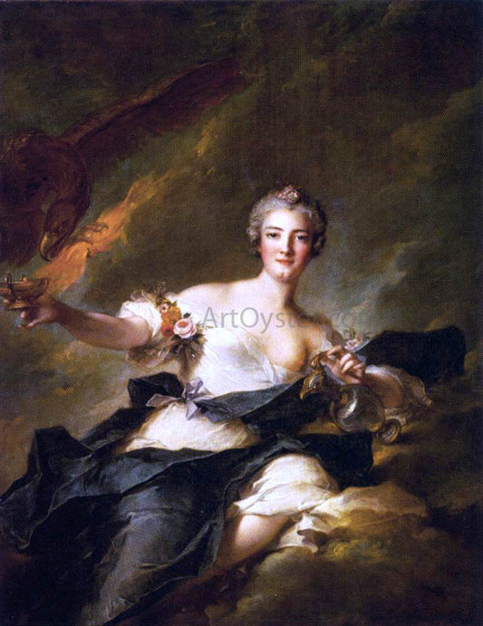 Jean-Marc Nattier The Duchesse de Chaulnes Represented as Hebe - Canvas Print