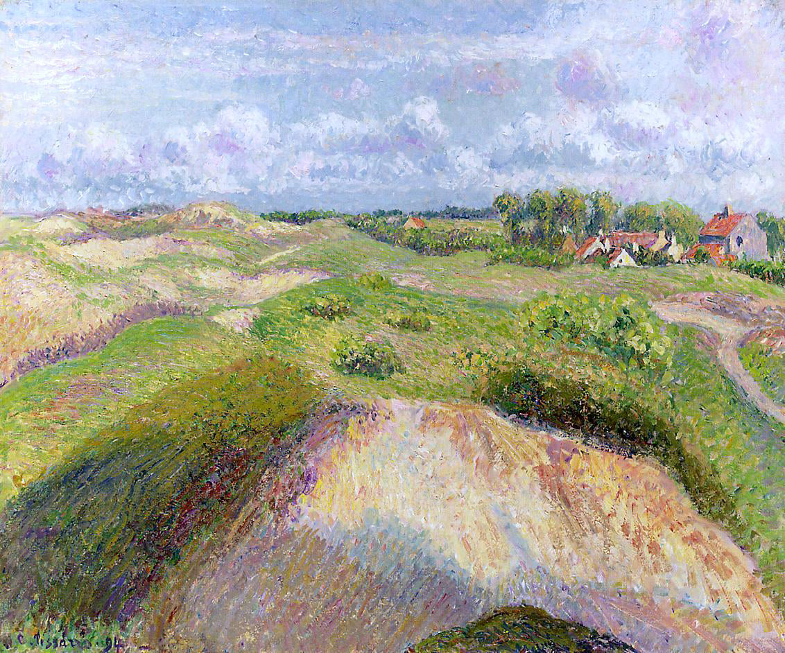 Camille Pissarro The Dunes at Knocke, Belgium - Canvas Print