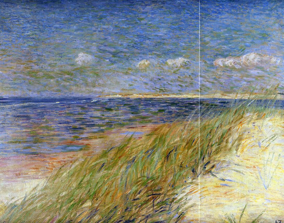Theo Van Rysselberghe The Dunes of Swin, Knokke - Canvas Print