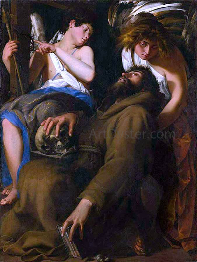 Giovanni Baglione The Ecstasy of St Francis - Canvas Print