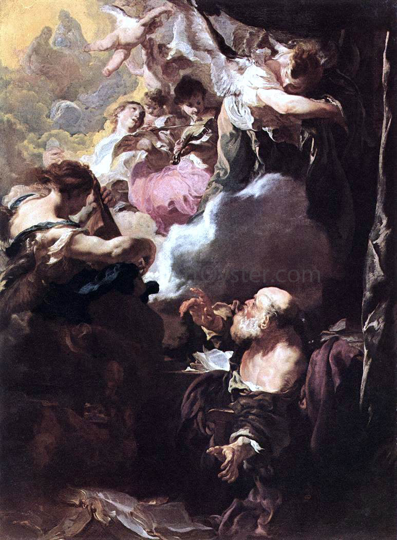 Johann Liss The Ecstasy of St Paul - Canvas Print