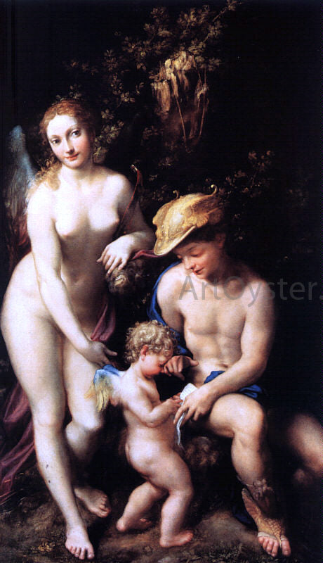 Correggio The Education of Cupid - Canvas Print