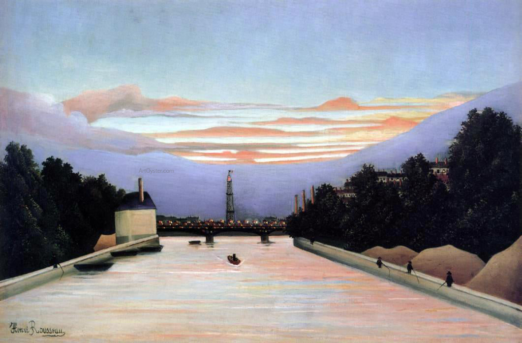 Henri Rousseau The Eifel Tower - Canvas Print