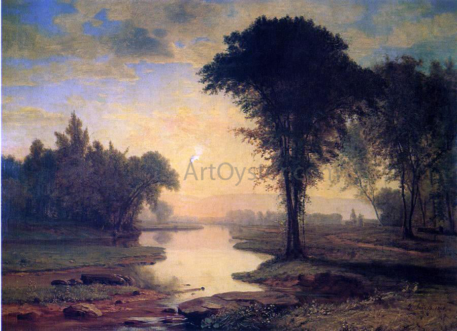 George Inness The Elm - Canvas Print