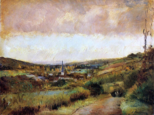 Albert Lebourg The End of Autumn at Hondouville-sur-Iton - Canvas Print