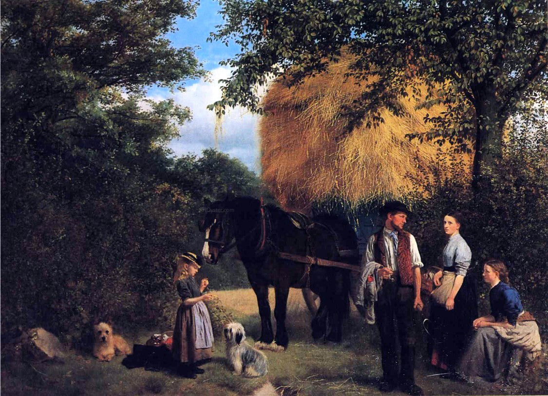 William Edward Millner The End of the Day - Canvas Print
