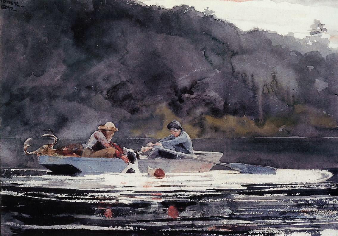 Winslow Homer The End of the Hunt - Canvas Print