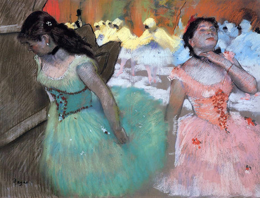 Edgar Degas The Entrance of the Masked Dancers - Canvas Print