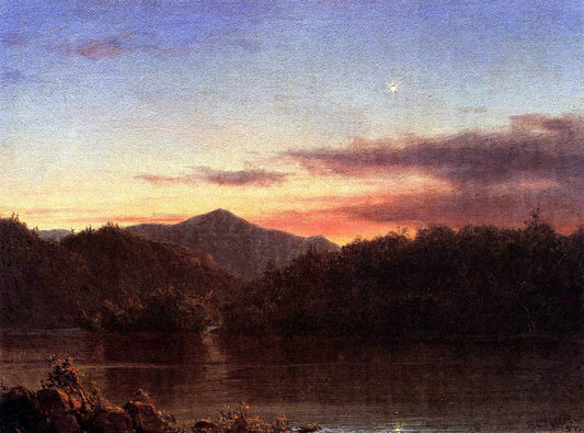 Frederic Edwin Church The Evening Star - Canvas Print