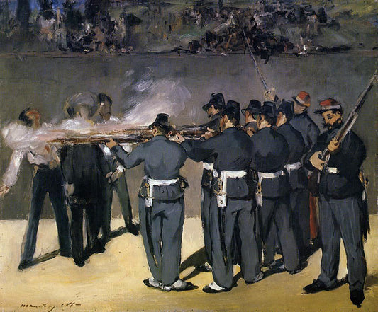 Edouard Manet The Execution of the Emperor Maximillian - Canvas Print