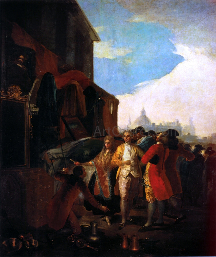 Francisco Jose de Goya Y Lucientes The Fair at Madrid - Canvas Print