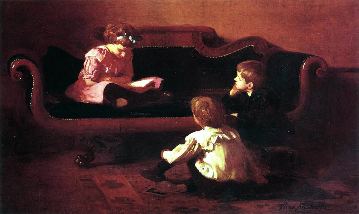 Thomas Pollock Anschutz The Fairy Tale - Canvas Print