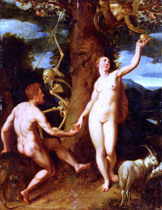 Cornelis Cornelisz The Fall of Man - Canvas Print