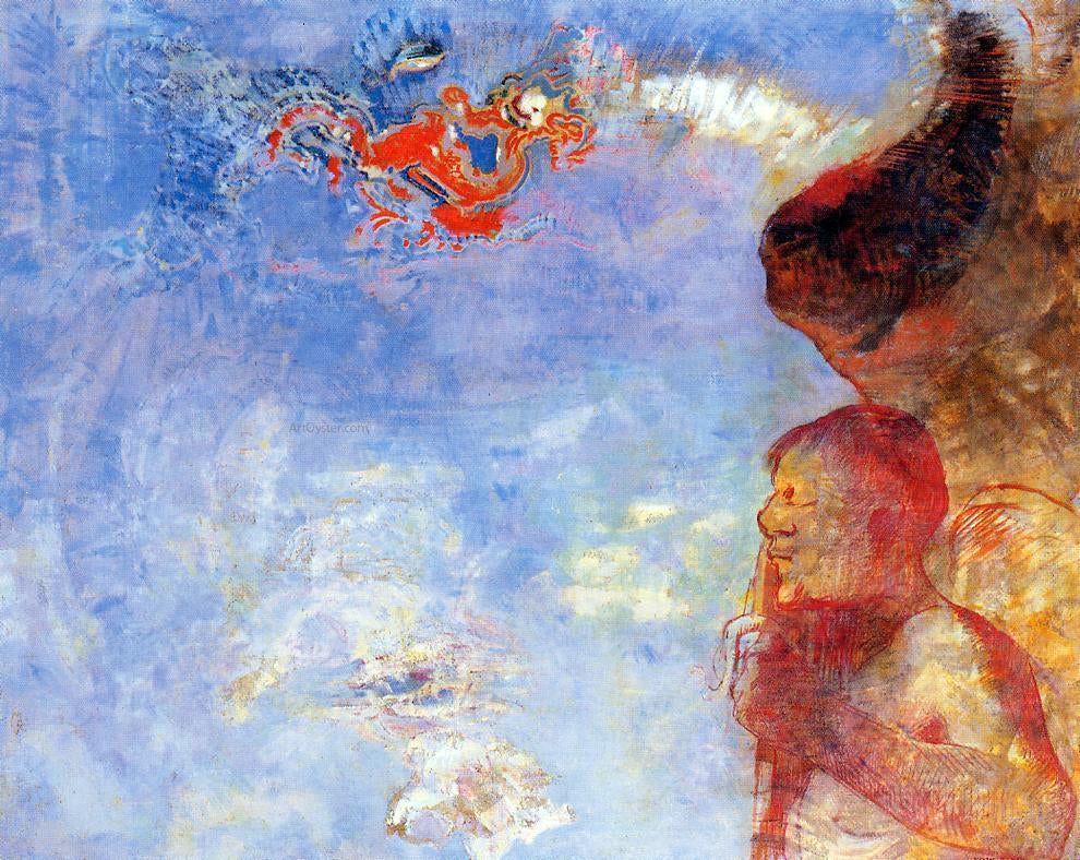 Odilon Redon The Fallen Angel - Canvas Print