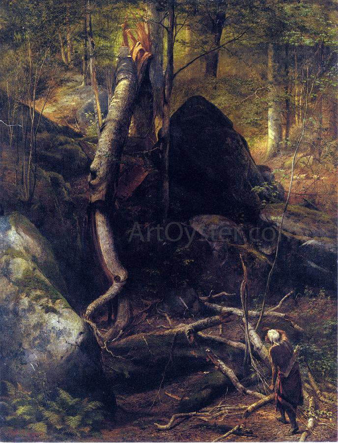 William Holbrook Beard The Fallen Landmark - Canvas Print