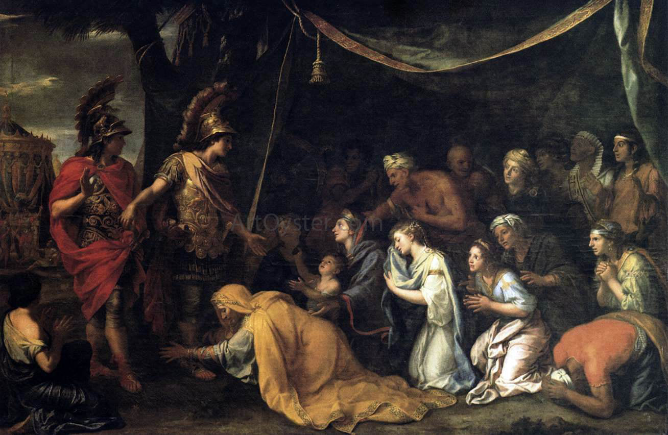 Charles Le Brun The Family of Darius Before Alexander - Canvas Print
