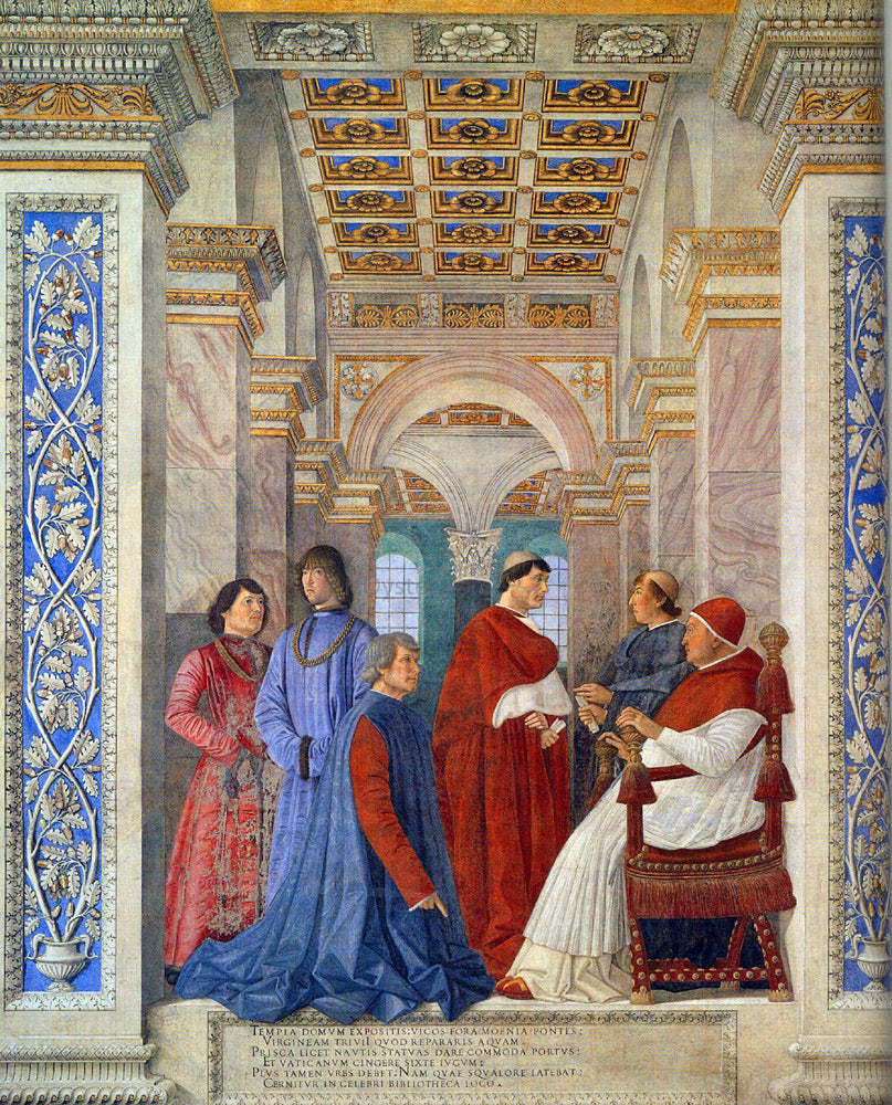 Andrea Mantegna The Family of Ludovico Gonzaga - Canvas Print