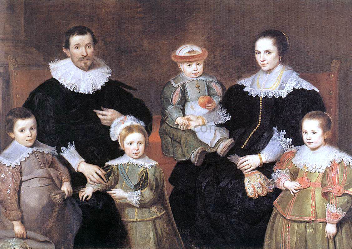 Cornelis De Vos The Family of the Artist - Canvas Print