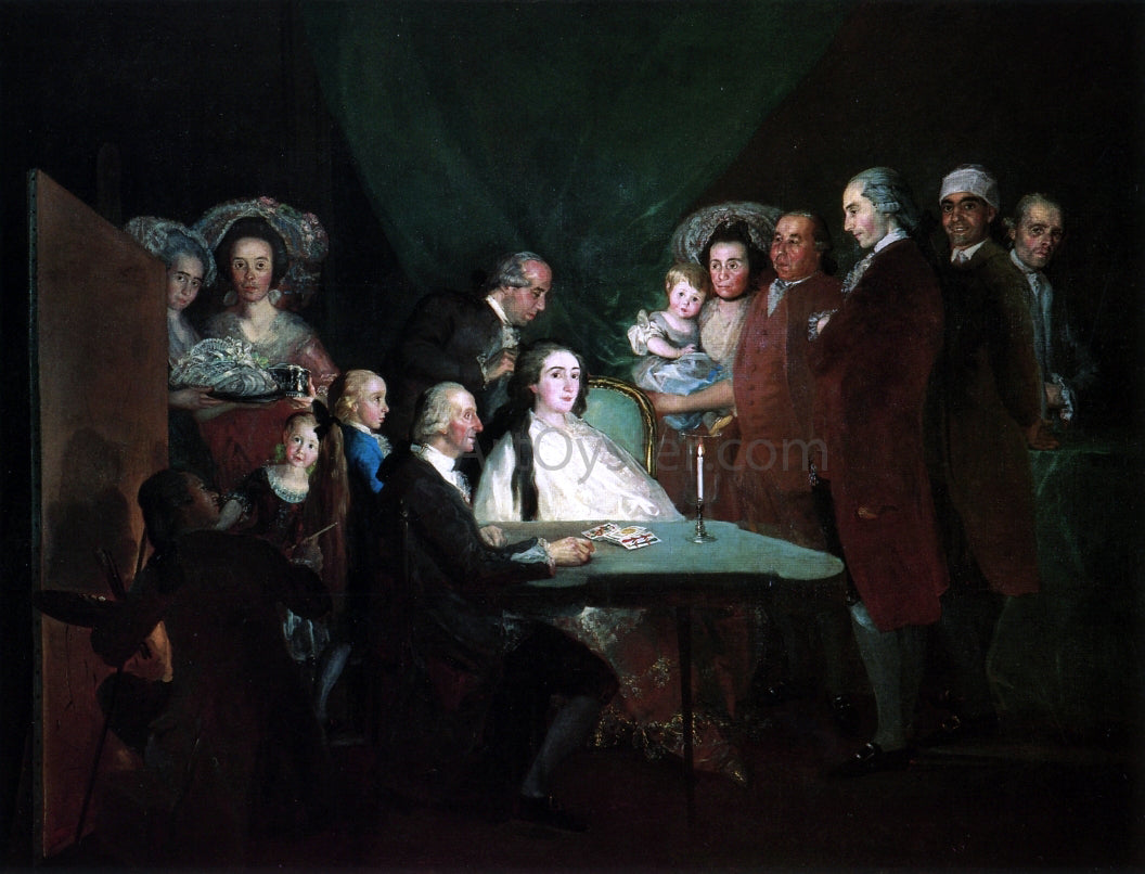 Francisco Jose de Goya Y Lucientes The Family of the Infante Don Luis - Canvas Print