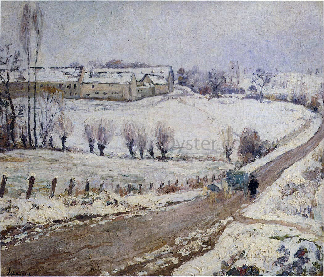 Henri Lebasque The Farm at Lagny in Winter - Canvas Print