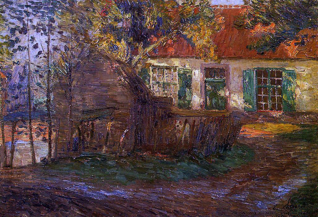 Emile Claus A Farm - Canvas Print