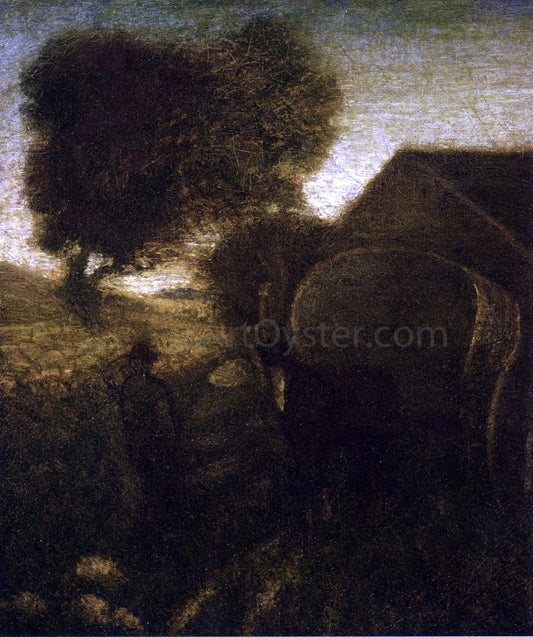 Albert Pinkham Ryder The Farmyard - Canvas Print