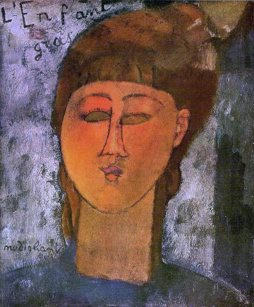 Amedeo Modigliani The Fat Child - Canvas Print