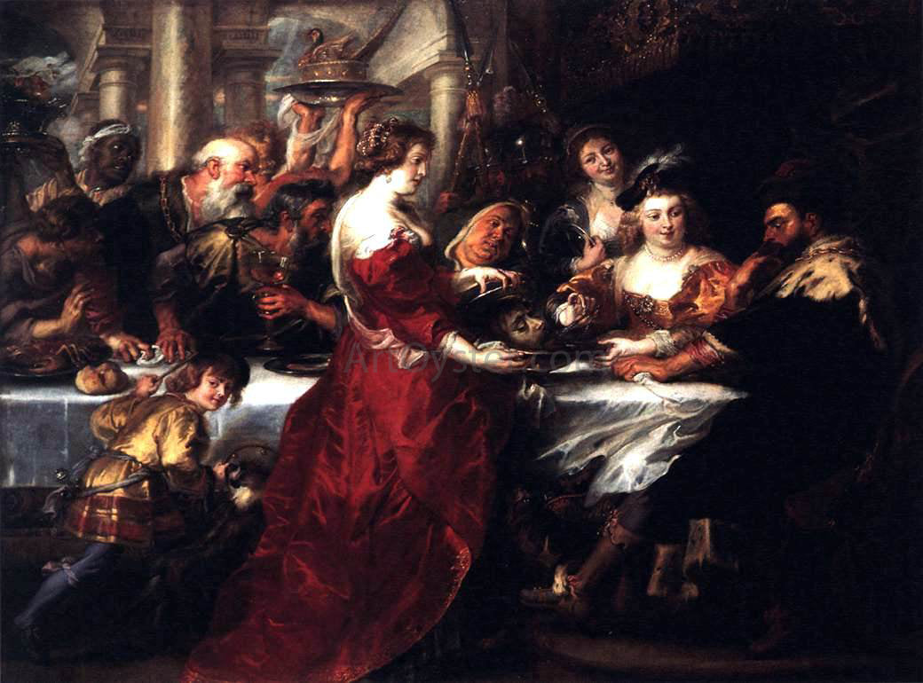 Peter Paul Rubens The Feast of Herod - Canvas Print