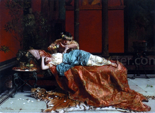 Hermann Clementz The Feeble Dismissal - Canvas Print